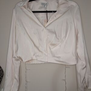 Cream Women's Top